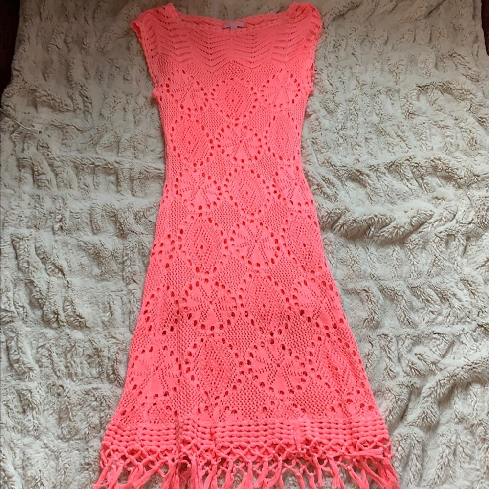 Coral Lilly Pulitzer dress